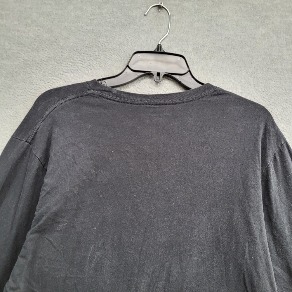 Playstation Women Top Shirt Large Black Graphic Print Slim Fit Crew Neck READ - Picture 7 of 9